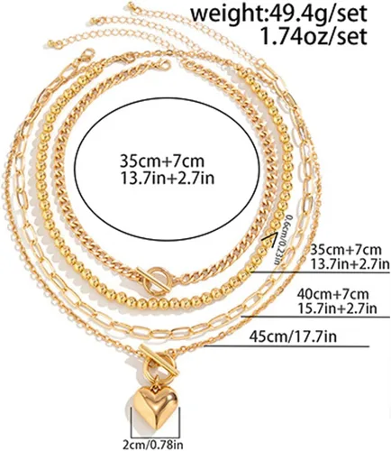 Miniatura 79 de Long tiantian Collares en capas para mujer, joyería occidental para mujer, collar de moneda apilable, collar de país, moderno, bohemio, verano