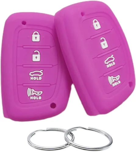Miniatura 9 de REPROTECTING Funda de goma de silicona compatible con Hyundai Elantra Elantra GT Ioniq Sonata Tucson SY5MDFNA433 2016-2021