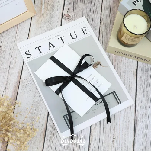 Miniatura 6 de Cinta de satén negra, 1/2 pulgada x 50 yardas, cinta fina para envolver regalos, arreglos florales, invitaciones de boda, despedida de soltera