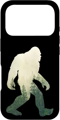 Miniatura 29 de iPhone 12 Pro Max Bigfoot figura Sasquatch Yeti Nature doble caso de exposición