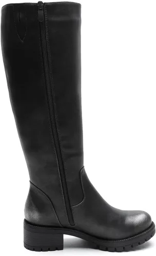 Miniatura 4 de GLOBALWIN Botas de moda con cordones en la espalda para mujer, altura hasta la rodilla, para otoño e invierno