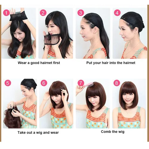 Miniatura 5 de Andongnywell - Pelucas cortas de cabello lacio rubio estilo Bob para mujer, pelucas sintéticas resistentes al calor, para uso diario, fiestas