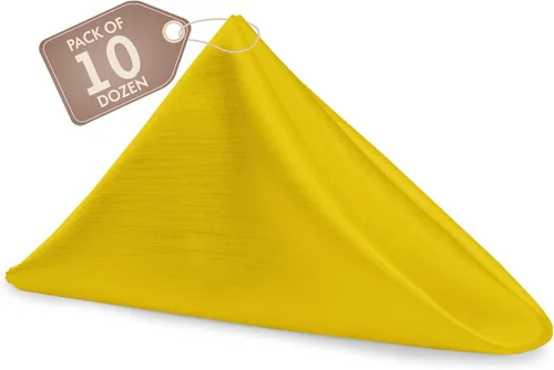 Miniatura 180 de Ultimate Textile -1 docena de servilletas reversibles Shantung Satin - Majestic - Servilletas de tela Majestic de 17 x 17 pulgadas, color marrón