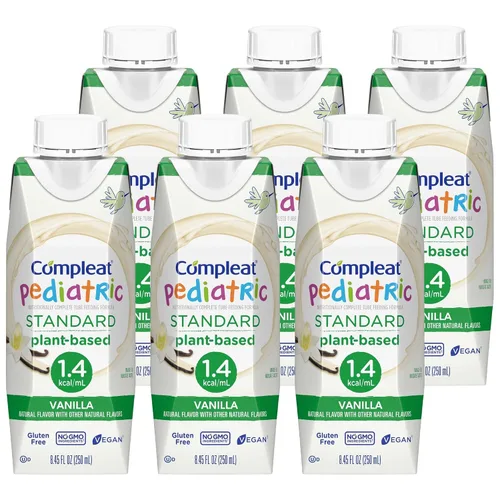 Miniatura 5 de Compleat Estándar pediátrico 1.4 Cal Suplemento oral pediátrico Vainilla 8.45 oz Cartón 24 Ct