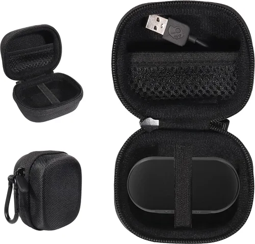 Alltravel Funda para auriculares Skullcandy Sesh, Sesh ANC, Sesh Evo True Wireless in-Ear Auriculares (negro)