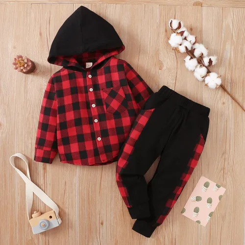 Miniatura 9 de Conjunto de sudadera con capucha y pantalones de manga larga para bebé niño