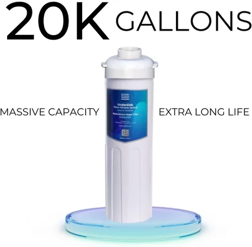 Miniatura 2 de Cartucho de filtro de agua de repuesto de 20,000 galones para sistema de agua debajo del fregadero Drinkpod