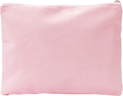 Miniatura 5 de Leisureland Bolsa de cosméticos de dos tonos de lona de algodón maquillaje bolsa de embrague, rojo (Buffalo Plaid Red)