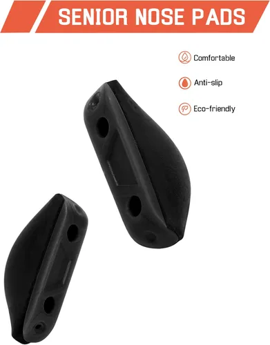 Miniatura 2 de Bwake Almohadillas de nariz de repuesto de tamaño estándar para gafas Oakley CrosslinkCrosslink Sweep Pitch - Negro