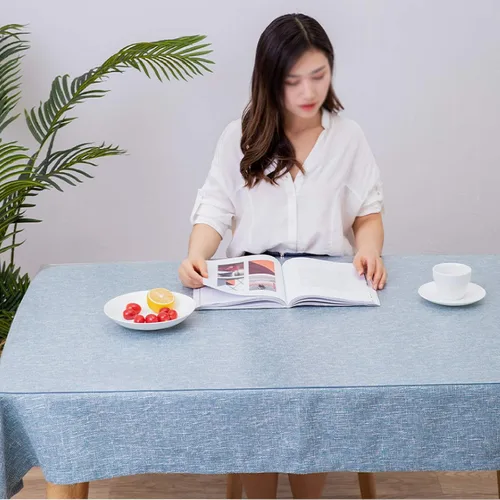 Miniatura 6 de ZHANGQINGXIU - Mantel transparente de plástico transparente para mesa, protector de PVC para uso como cocina, comedor, mesa, escritorio, cocina