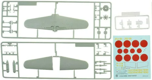 Miniatura 3 de Premium Hobbies A6M5c Zero Fighter 1:72 Modelo de plástico Avión Kit 128V