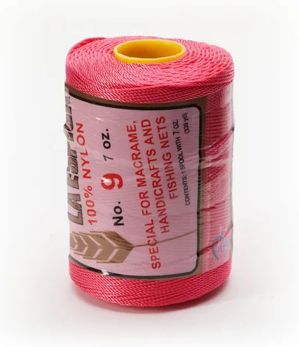 Miniatura 23 de N° 9 - 100% Cordón de Hilo de Nylon Omega para Tejer y Crochet - 01 Blanco
