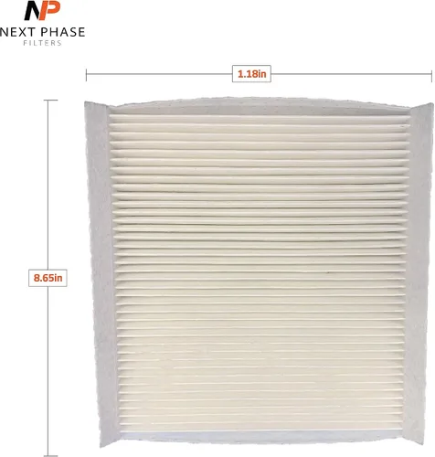 Miniatura 2 de Paquete de 1 filtro de aire de cabina, fabricado en Estados Unidos, compatible con varios modelos de automóviles Fiat y Jeep. Reemplaza a O.E.