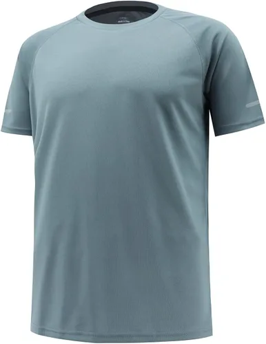 Miniatura 7 de Camisas de entrenamiento para hombre Camisas de ajuste seco para hombre que absorben la humedad Camisas de gimnasio para hombre de manga corta