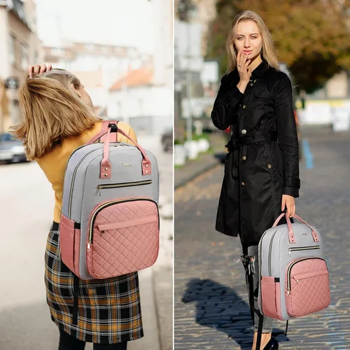 Miniatura 2 de YAMTION Mochila para Mujeres y Adolescentes, Mochila Escolar TSA Laptop Bookbag con USB para Estudiantes de Colegio y Universidad Negocios Oficina