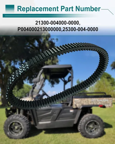 Miniatura 2 de QYMOTO Hisun CVT Correa de transmisión resistente compatible con Hisun Sector Vector 450,500,550,700,750,Axis500,Axis700,MSU500,Co-Leman UT500