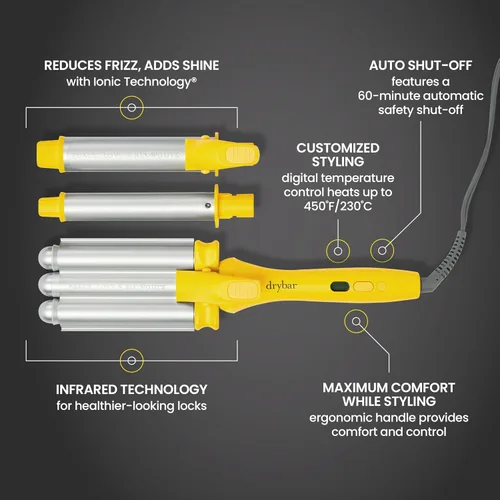 Miniatura 4 de Drybar The Mixologist - Plancha de peinado intercambiable