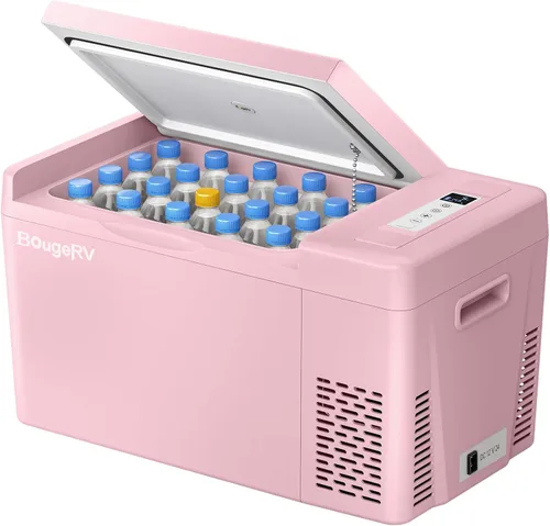 Miniatura 12 de BougeRV Refrigerador de 12 Voltios Refrigerador de Carro 12V Congelador Portátil de 30 Cuartos Enfriador con Compresor Congelador con Compresor