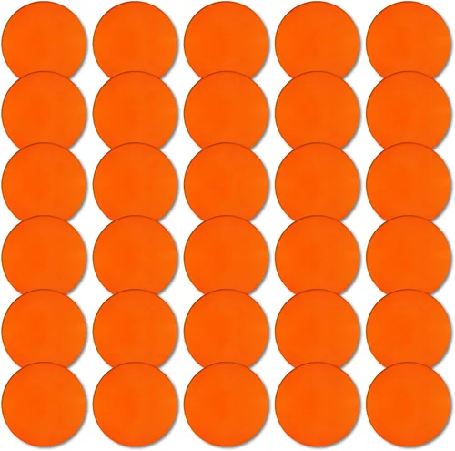 Miniatura 22 de Marcadores de punto de polietileno de 4 pulgadas/9 pulgadas, de goma antideslizante, marcadores de agilidad de conos de campo plano, puntos de suelo