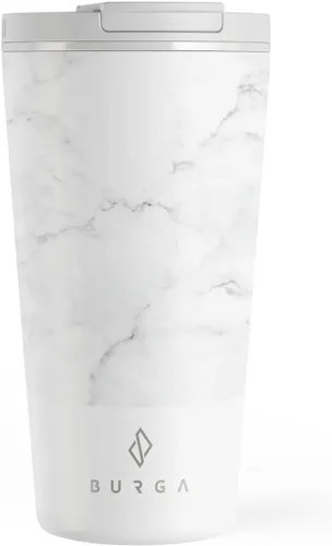 BURGA Taza de café de viaje (16 onzas) – A prueba de derrames, taza de café aislada de sellado seguro – Resistente a los arañazos, taza de viaje de