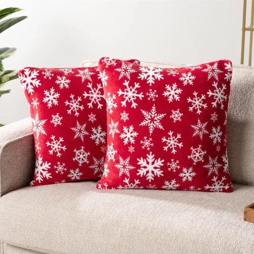 Miniatura 18 de PAVILIA Juego de 2 fundas de almohada negras de 20 x 20 pulgadas, fundas de almohada decorativas para cama, sofá, cojín decorativo bohemio para Negro