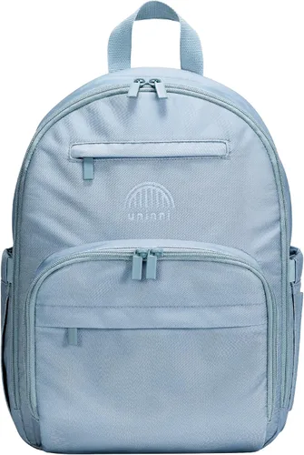 uninni Mochila grande para pañales para mamás y papás–Bolsa de pañales para bebés con cambiador portátil, estuche de chupete extraíble - Negro,