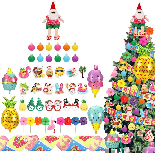 Miniatura 18 de 43 adornos patrióticos para árbol del 4 de julio, Día de la Independencia, adornos para árbol de Navidad, decoración de lazo rojo, blanco y azul