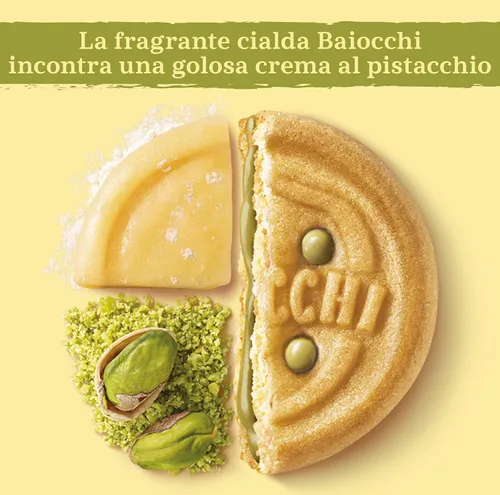 Miniatura 6 de Galletas Mulino Bianco, Relleno de Crema de Pistacho, 168g