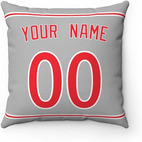 Miniatura 5 de ANTKING Paquete de 2 almohadas personalizadas con cualquier nombre y número, regalo personalizado para hombres, mujeres y niños Para Philadelphia