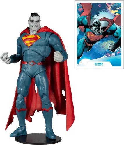 Miniatura 6 de McFarlane Toys DC Multiverse Superman Bizarro: DC Rebirth Figura de acción de 7 pulgadas