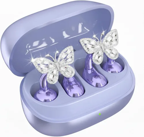 Miniatura 10 de Auriculares con clip, auriculares de oreja abierta, auriculares inalámbricos Bluetooth con clip, auriculares para mujeres, aretes de joyería