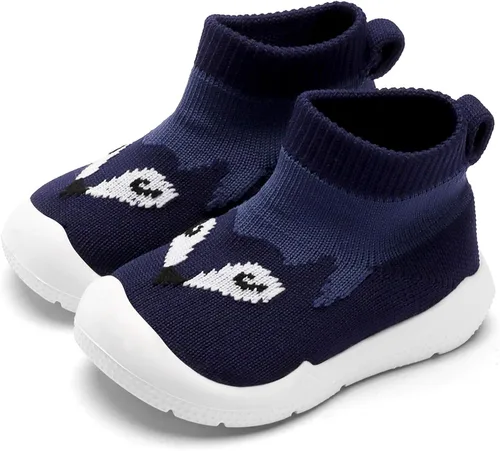 Miniatura 4 de Engtoy Baby Sock Shoes Baby Walking Shoes Infant Non-Slip Breathable Slippers with Soft Rubber Sole Baby Boys Girls Slip On Sneakers