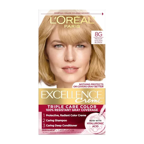 Miniatura 12 de L'Oreal Paris Excellence Crème - Tinte permanente para el cabello, color de cabello de triple cuidado, complejo Pro-Keratine para una cobertura