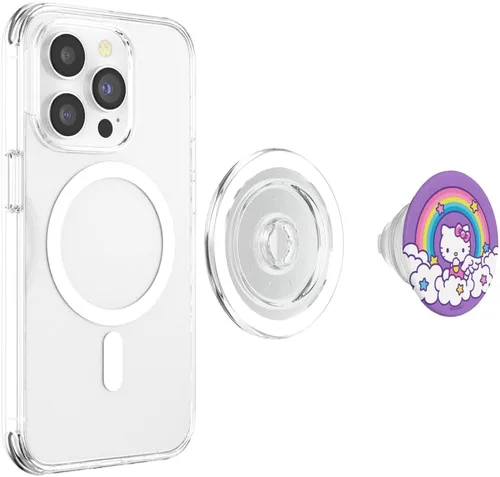 Miniatura 3 de Hello Kitty PopSockets PopGrip de Rainbow Angel para MagSafe