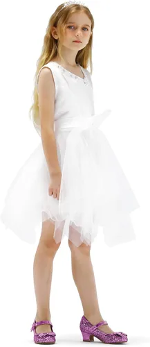 Miniatura 6 de K KomForme Mary Jane - Zapatos de vestir para niña con purpurina de 1.5 pulgadas, tacón bajo, para boda, fiesta, princesa, zapatos para niños