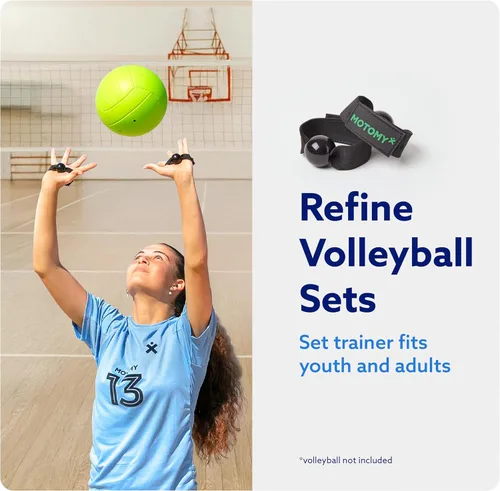 Miniatura 7 de Ayuda para equipo de entrenamiento de voleibol MOTOMY™ ‘VolleyPal’ – Entrenador de rebote en solitario para saque, pico, colocación y pase; Equipo