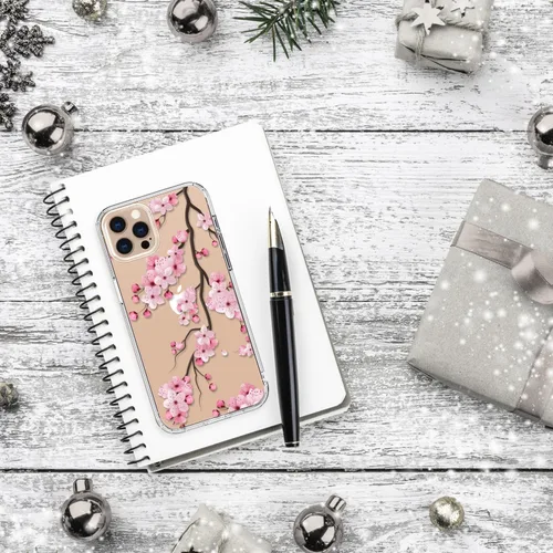 Miniatura 6 de bicol - Funda para iPhone 11 Pro Max con protector de pantalla y protector de lente de cámara - Diseños florales de moda para mujeres y niñas