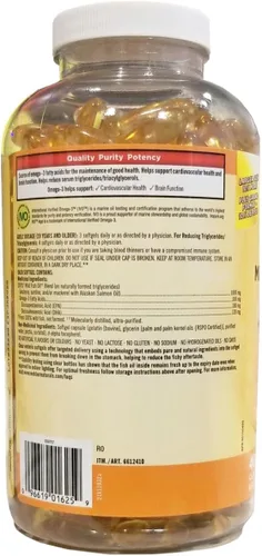 Miniatura 6 de Costco Companies Inc. Kirkland Signature - Mezcla de aceite de pescado 100% silvestre con aceite de salmón de Alaska, 1000 mg, 400 cápsulas blandas