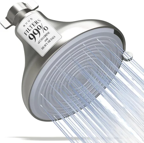 Miniatura 10 de NUUD Cabezal de ducha filtrado, elimina el cloro, los metales pesados y los contaminantes para un cuero cabelludo, piel y cabello más saludables