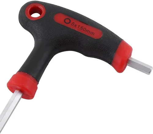 Miniatura 8 de Dioche Llave hexagonal, multiusos, fácil de transportar, llave hexagonal de pedal, herramienta multifuncional, llaves de llave de mango largo
