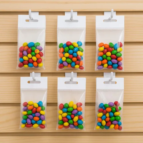 Miniatura 2 de 888 Display® - 200 bolsas ultra transparentes para golosinas, panadería, vela, jabón, galletas con sello adhesivo
