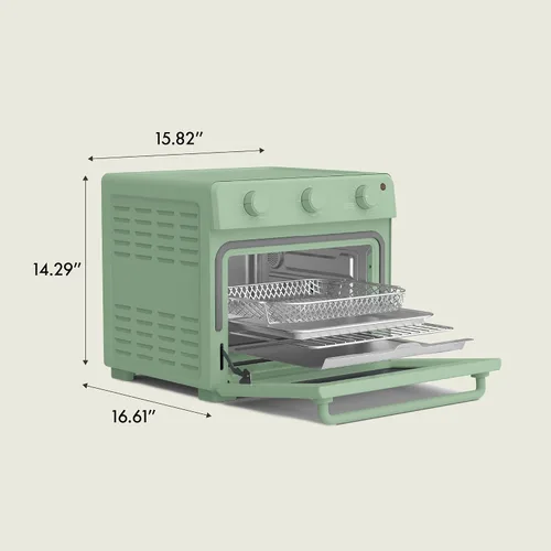 Miniatura 8 de bella Horno tostador Air Fry, 7 opciones de cocción preestablecidas, bandejas con revestimiento EverGood incluidas aptas para lavavajillas, apagado