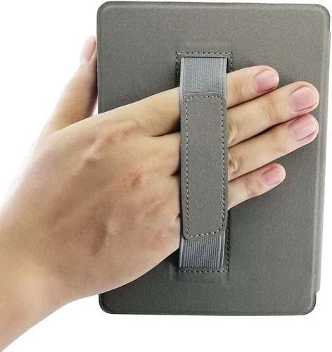 Miniatura 4 de Funda para Kindle Paperwhite (6.8", 11.ª generación, versión 2021) con correa de mano, funda inteligente rígida de PC con función de encendido