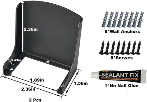 Miniatura 6 de Paquete de 2 fundas para timbre de puerta, de acero, resistentes a la intemperie, con protección antirreflejos, compatible con parpadeo/Ring