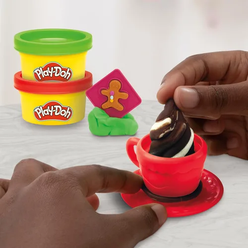 Miniatura 4 de Calendario de Adviento de Play-Doh para niños, cuenta regresiva de 24 días, múltiples regalos sorpresa detrás de cada puerta, manualidades y artes