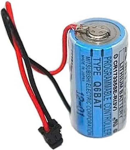 Miniatura 2 de EM Mitsubishi Batería - Q6BAT - CR17335SE - 3V - Enchufe de batería de litio PLC