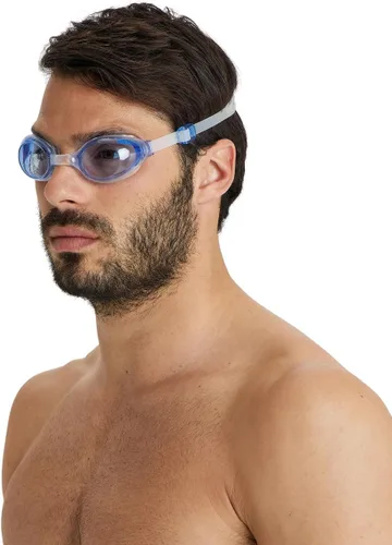 Miniatura 5 de Arena Gafas de natación unisex para adultos Air-Soft antiniebla para hombres y mujeres, diseño ligero y cómodo, sellos acolchados, lentes sin espejo
