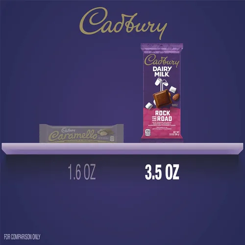 Miniatura 7 de CADBURY DAIRY MILK Rock the Road - Barras de chocolate con leche, 3.5 onzas (14 unidades)