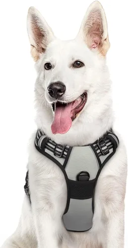 Miniatura 40 de Eagloo Arnés para perro pequeño, sin tirones, chaleco de servicio con tiras reflectantes y asa de control, ajustable y cómodo para caminar, arnés
