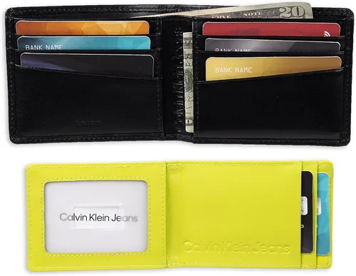 Miniatura 4 de Calvin Klein Cartera plegable minimalista RFID de cuero para hombre